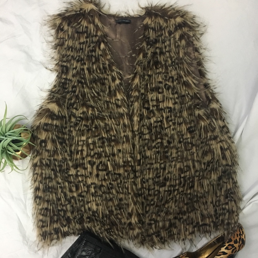 Lane Bryant Faux Fur Vest